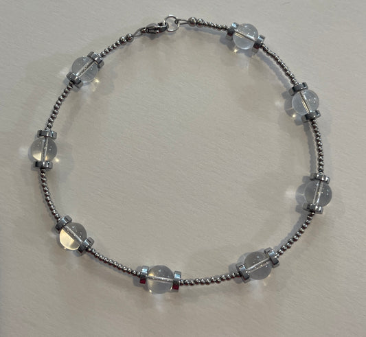 Anklet Clear Quartz