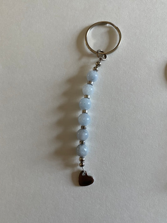 Aquamarine Pendant / Keychain