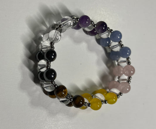New 7 Chakra Crystal Bracelet